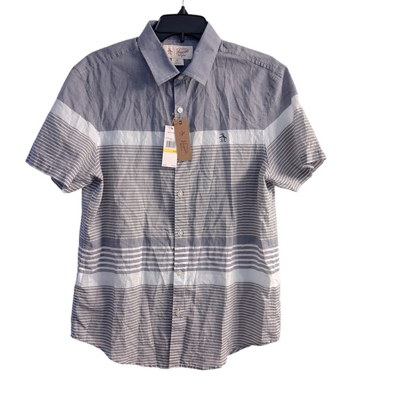 Original Penguin Other - Original Penguin Heritage Slim Fit Button Down Short Sleeve Shirt NWT